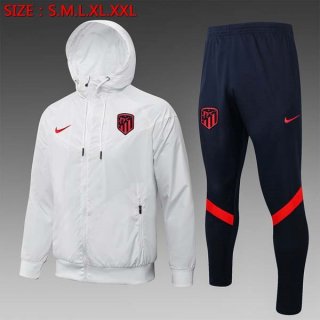 Rompevientos Atletico Madrid Conjunto Completo 2022 Blanco Rompevientos Atletico Madrid Conjunto Completo 2022 Blanco