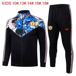 Ninos Chandal Manchester United 2026/2027 Azul Negro