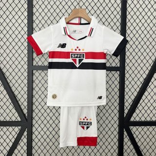 Camiseta Sao Paulo Primera Equipación Niño 2024/2025 Camiseta Sao Paulo Primera Equipación Niño 2024/2025