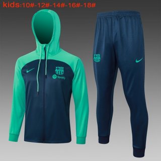 Ninos Chandal Con Capucha Barcelona 2024 Azul 2 Ninos Chandal Con Capucha Barcelona 2024 Azul 2