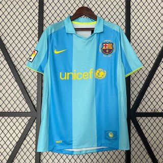Tailandia Camiseta Barcelona Segunda Equipación Retro 2007 2008 Tailandia Camiseta Barcelona Segunda Equipación Retro 2007 2008
