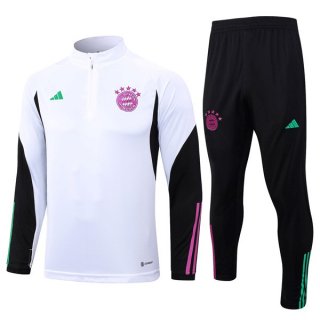 Sudadera De Training Bayern Munich 2024 Blanco Sudadera De Training Bayern Munich 2024 Blanco