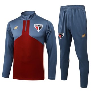 Sudadera De Training Sao Paulo 2025/2026 Rojo Gris Sudadera De Training Sao Paulo 2025/2026 Rojo Gris