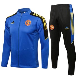 Chandal Manchester United 2022 Azul Negro Chandal Manchester United 2022 Azul Negro