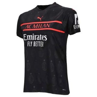 Tercera Equipación Camiseta AC Milan Mujer 2021/2022 Tercera Equipación Camiseta AC Milan Mujer 2021/2022
