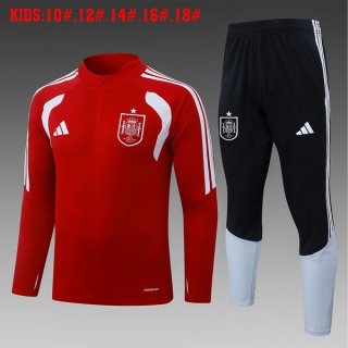 Ninos Sudadera De Training España 2026/2027 Rojo 5