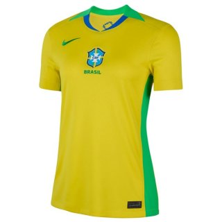 Camiseta Brasil Primera Equipación Mujer 2025 Camiseta Brasil Primera Equipación Mujer 2025