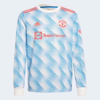 Segunda Equipación Tailandia Camiseta Manchester United ML 2021/2022 Segunda Equipación Tailandia Camiseta Manchester United ML 2021/2022