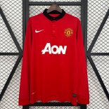 Tailandia Camiseta M-U Primera Equipación ML Retro 2013-2014