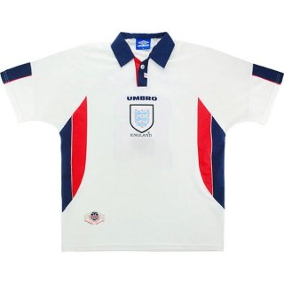 Primera Equipación Tailandia Camiseta Inglaterra Retro 1998 Blanco Primera Equipación Tailandia Camiseta Inglaterra Retro 1998 Blanco