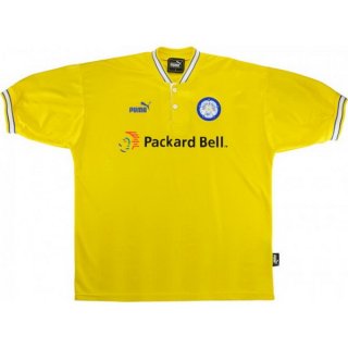 Segunda Equipación Tailandia Camiseta Leeds United Retro 1997 1998 Amarillo Segunda Equipación Tailandia Camiseta Leeds United Retro 1997 1998 Amarillo