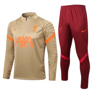 Sudadera De Training Liverpool 2022 Amarillo Rojo Sudadera De Training Liverpool 2022 Amarillo Rojo