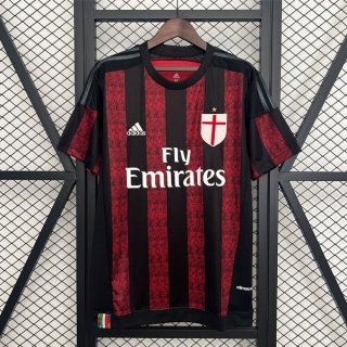 Tailandia Camiseta AC Milan Primera Equipación Retro 2015-2016 Tailandia Camiseta AC Milan Primera Equipación Retro 2015-2016