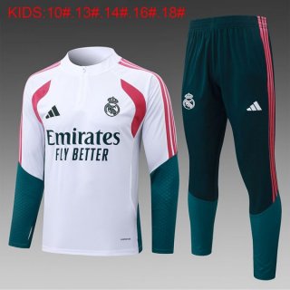 Ninos Sudadera De Training Real Madrid 2026/2027 Blanco 4