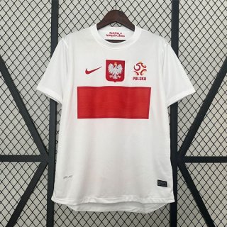 Tailandia Camiseta Polonia Primera Equipación Retro 2012 Tailandia Camiseta Polonia Primera Equipación Retro 2012