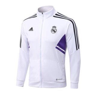Chaqueta Real Madrid 2023 Blanco Chaqueta Real Madrid 2023 Blanco