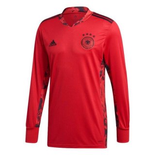 Primera Equipación Tailandia Camiseta Alemania ML Portero 2020 Rojo Primera Equipación Tailandia Camiseta Alemania ML Portero 2020 Rojo