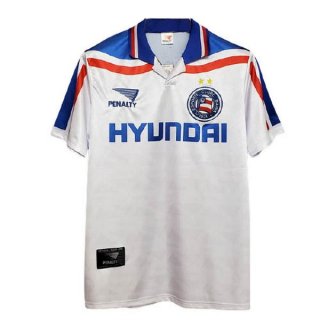 Segunda Equipación Tailandia Camiseta Bahia Retro 1998 Blanco Segunda Equipación Tailandia Camiseta Bahia Retro 1998 Blanco
