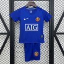 Camiseta Manchester United Segunda Equipación Niño Retro 2008-2009
