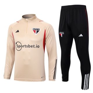 Sudadera De Training Sao Paulo 2023/2024 Amarillo Sudadera De Training Sao Paulo 2023/2024 Amarillo