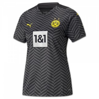 Segunda Equipación Camiseta Dortmund Mujer 2021/2022 Segunda Equipación Camiseta Dortmund Mujer 2021/2022