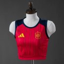Camiseta España Primera Equipación Mujer Sin Mangas 2026 Camiseta España Primera Equipación Mujer Sin Mangas 2026