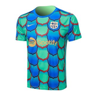 Camiseta Entrenamiento Barcelona 2024/2025 Verde Azul Camiseta Entrenamiento Barcelona 2024/2025 Verde Azul