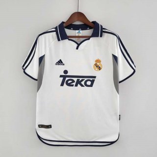 Tailandia Camiseta Real Madrid Primera Equipación Retro 2000 2001 Tailandia Camiseta Real Madrid Primera Equipación Retro 2000 2001