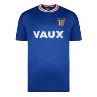 Segunda Equipación Tailandia Camiseta Sunderland Retro 1988 1991 Azul Segunda Equipación Tailandia Camiseta Sunderland Retro 1988 1991 Azul