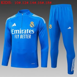 Ninos Sudadera De Training Real Madrid 2025/2026 Azul 6 Ninos Sudadera De Training Real Madrid 2025/2026 Azul 6