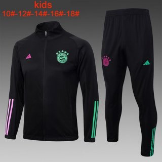 Ninos Chandal Bayern Munich 2024 Negro 2 Ninos Chandal Bayern Munich 2024 Negro 2