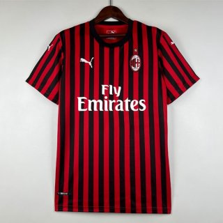Tailandia Camiseta AC Milan Primera Equipación Retro 2019-2020 Tailandia Camiseta AC Milan Primera Equipación Retro 2019-2020