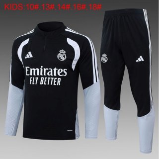 Ninos Sudadera De Training Real Madrid 2026/2027 Negro 3