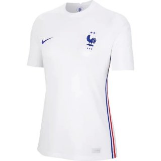Segunda Equipación Camiseta Francia Mujer 2020 Blanco Segunda Equipación Camiseta Francia Mujer 2020 Blanco