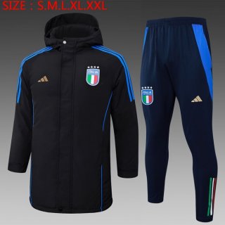 Abrigo Italia Conjunto Completo 2024/2025 Negro Abrigo Italia Conjunto Completo 2024/2025 Negro