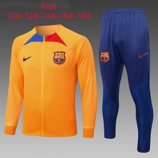 Niños Chandal Barcelona 2023 Naranja Azul Niños Chandal Barcelona 2023 Naranja Azul