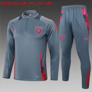 Niños Sudadera De Training Alemania 2024/2025 Gris Rosa 3 Niños Sudadera De Training Alemania 2024/2025 Gris Rosa 3