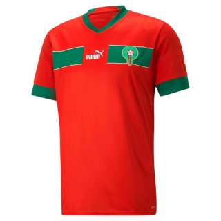 Tailandia Camiseta Marruecos Primera Equipación 2022 Rojo Tailandia Camiseta Marruecos Primera Equipación 2022 Rojo
