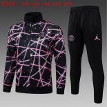 Ninos Chandal PSG 2025/2026 Negro Rosa 2