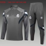 Ninos Sudadera De Training Real Madrid 2025/2026 Gris