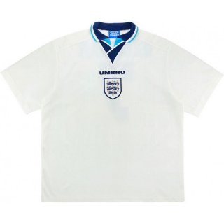 Primera Equipación Tailandia Camiseta Inglaterra Retro 1996 Blanco Primera Equipación Tailandia Camiseta Inglaterra Retro 1996 Blanco