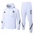 Chandal Con Capucha Real Madrid 2026/2027 Blanco Chandal Con Capucha Real Madrid 2026/2027 Blanco