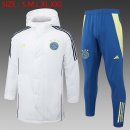 Abrigo Ajax Conjunto Completo 2024/2025 Blanco