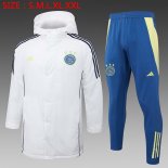 Abrigo Ajax Conjunto Completo 2024/2025 Blanco