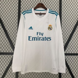 Tailandia Camiseta Real Madrid Primera Equipación ML Retro 2017 2018 Tailandia Camiseta Real Madrid Primera Equipación ML Retro 2017 2018