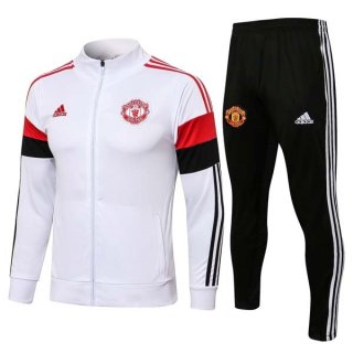 Chandal Manchester United 2022 Blanco Negro Chandal Manchester United 2022 Blanco Negro