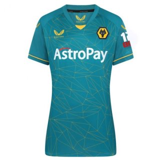 Camiseta Wolves Segunda Equipación Mujer 2022/2023 Camiseta Wolves Segunda Equipación Mujer 2022/2023