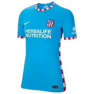 Tercera Equipación Camiseta Atletico Madrid Mujer 2021/2022 Tercera Equipación Camiseta Atletico Madrid Mujer 2021/2022