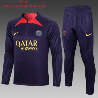 Ninos Sudadera De Training PSG 2024 Purpura Ninos Sudadera De Training PSG 2024 Purpura