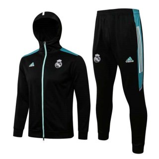 Chandal Con Capucha Real Madrid 2022 Negro Chandal Con Capucha Real Madrid 2022 Negro